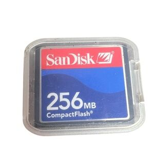 Sandisk 256MB Compact Flash Card Memory Card New In Case
